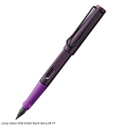 Lamy Safari 0D8 Violet Black Berry Fountain Pen Medium Point
