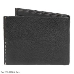 Elan ECW-6201-BL - RFID Black Slim Wallet