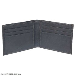 Elan ECW-6201-BU - RFID Blue Slim Wallet