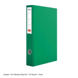 Ring File N17 A4 1inch 2 D-Ring Assorted Colors by Anupam