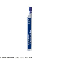 0.7mm Staedtler Mars Micro Carbon 250 HB 12 Pencil Lead Black