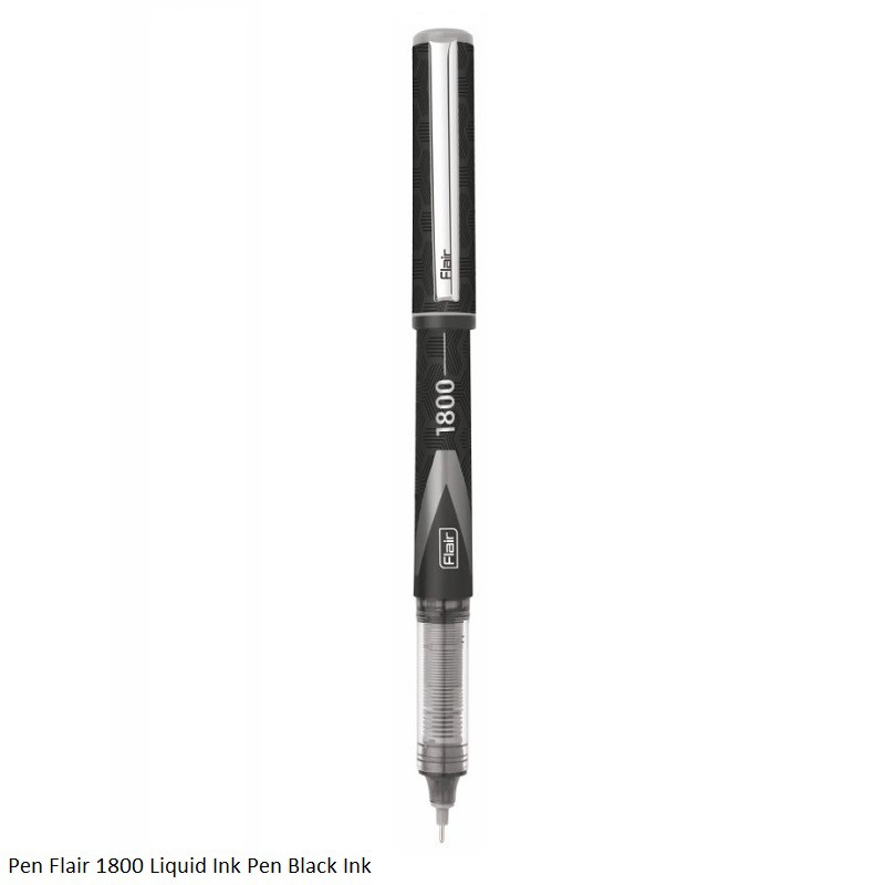 Flair 1800 Liquid Ink Pen Black