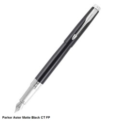 Parker Aster Matte Black CT Fountain Pen
