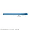 Pentel Energel Gel Roller Pen BL437R2 - Assorted Colors and Metallic Body