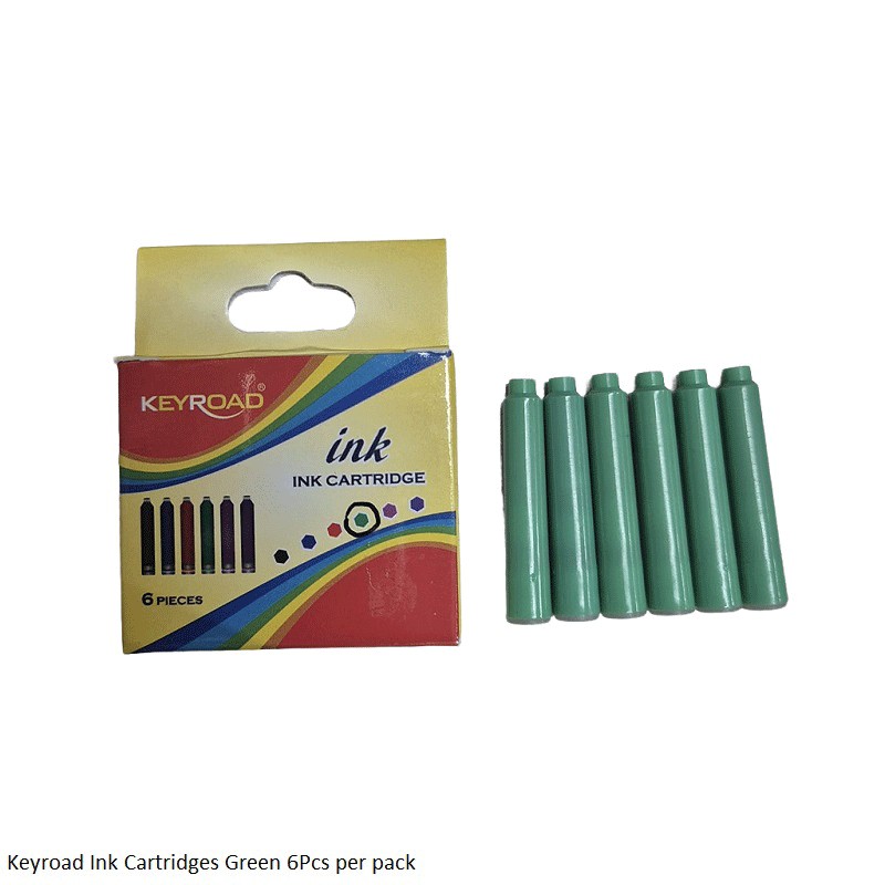 Ink cartridges Keyroad 6Pcs Per Pack - Ink Color-Black, Green and Red