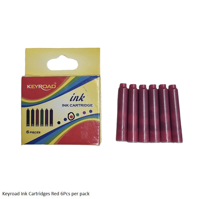 Ink cartridges Keyroad 6Pcs Per Pack - Ink Color-Black, Green and Red