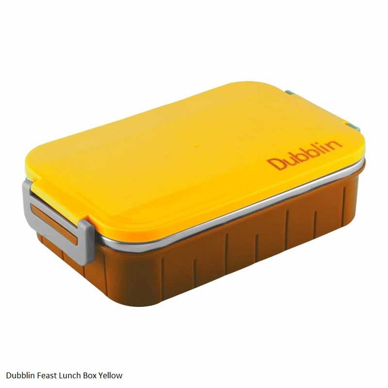 Dubblin Feast Lunch Box Yellow
