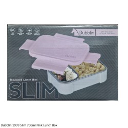 Dubblin slim Lunch Box Pink