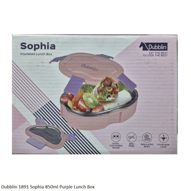 Dubblin Sophia Lunch Box Purple
