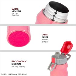 Dubblin Young 700 Water Bottle Pink