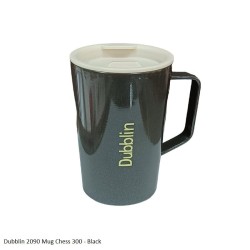 Dubblin Chess 300 Mug - Black