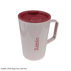 Dubblin Chess 300 Mug - Pink