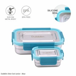 Dubblin Dine Out Junior Lunch Box Blue