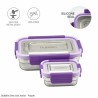 Dubblin Dine Out Junior Lunch Box Purple 800ml