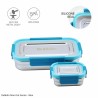 Dubblin Dine Out Junior Lunch Box Senior Blue 1000ml