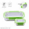 Dubblin Dine Out Junior Lunch Box Senior Green 1000ml