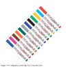 Addgel - Pre-Calligraphy Carved Edge Tip 12 Assorted Colors