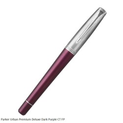 Parker Urban Premium Deluxe Dark Purple Chrome Trim Fountain Pen
