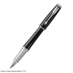 Parker Urban Ebony Metal Chrome Trim Fountain Pen