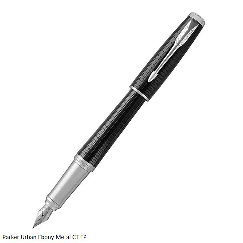 Parker Urban Ebony Metal Chrome Trim Fountain Pen Parker Urban Ebony Metal Chrome Trim Fountain Pen