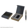 Parker Gift Set Aster Laque Black GT Ballpoint Pen with Credit Card Holder