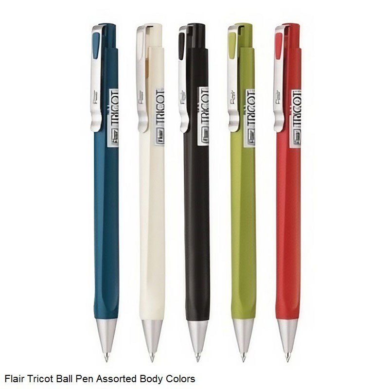 Flair Tricot Ball Pen Assorted Body Colors