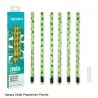 Apsara Zesta Peppermint Scented Pencils Eraser Attached and Pencil Cap Included, Each Pack of 6 pencils