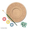 iCraft 3D Wooden MDF DIY Diyas Kit Best for Diwali Gifting T-Light Candle-Diya Holders, MDF Cutout,Festive Home Decor, Handmade