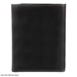 Elan Ex-4304-BL Black - Njal Trifold Wallet
