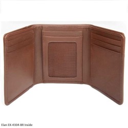 Elan Ex-4304-BR Brown - Njal Trifold Wallet
