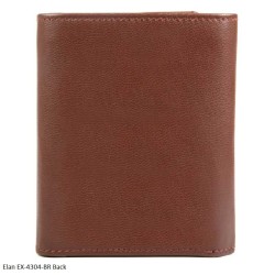 Elan Ex-4304-BR Brown - Njal Trifold Wallet