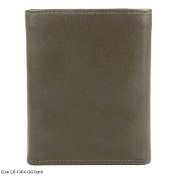 Elan Ex-4304-OG Olive Green - Njal Trifold Wallet