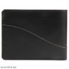 Elan Ex-4305-BL Black - Magnus Zipper Wallet