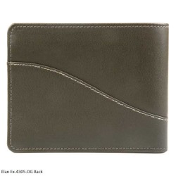 Elan Ex-4305-OG Olive Green - Magnus Zipper Wallet