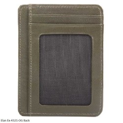 Elan Ex-4321-OG Olive Green - Ing Card Holder