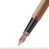 Sheaffer VFM 9428 Coffee Edition Matt Brown with Regal Brown PVD Trim Fountain Pen