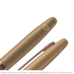 Sheaffer VFM 9428 Coffee Edition Matt Brown with Regal Brown PVD Trim Fountain Pen