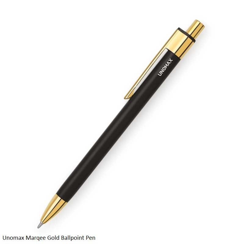 Unomax Marqee Gold Metal Ballpoint Pen