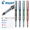 Pilot Hi-Tecpoint V7 Refillable - Liquid Ink Rollerball Pen - Begreen - Medium Tip Black, Blue, Green, Red 1pc each colour