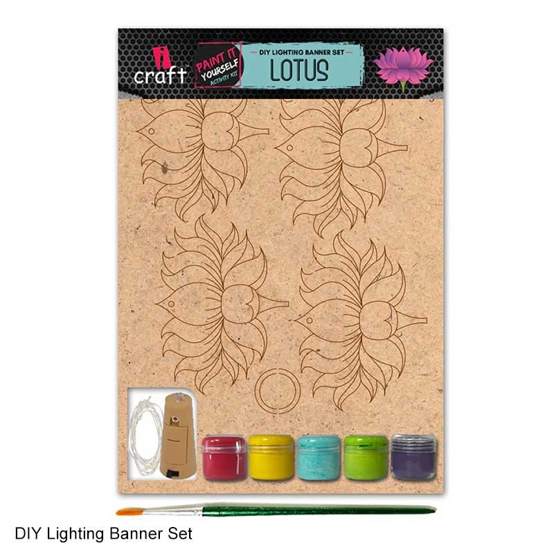 iCraft DIY Lighting Banner - Paint It Yourself