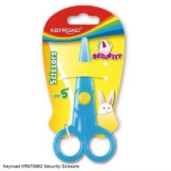 Keyroad Security Scissors 5 safety cutting Scissors, design for kids