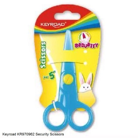 Keyroad Security Scissors 5 safety cutting Scissors, design for kids