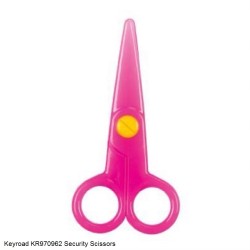 Keyroad Security Scissors 5 safety cutting Scissors, design for kids