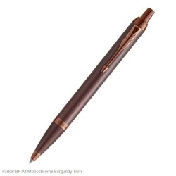 Parker IM Monochrome Burgundy Trim Medium Point Ballpoint Pen