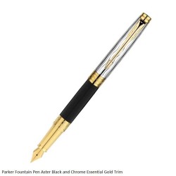 Parker Aster Black and Chrome Essential FP