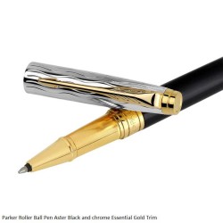 Parker Aster Black and Chrome Essential RB