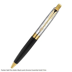 Parker Aster Black and Chrome Essential BP