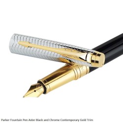 Parker Aster Black and Chrome Contemporary GT FP