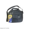 Sling Bag Trust 2177 Color Black, Blue and Grey