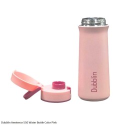 Dubblin Ambience 550 Water Bottle Pink 550ml Capacity